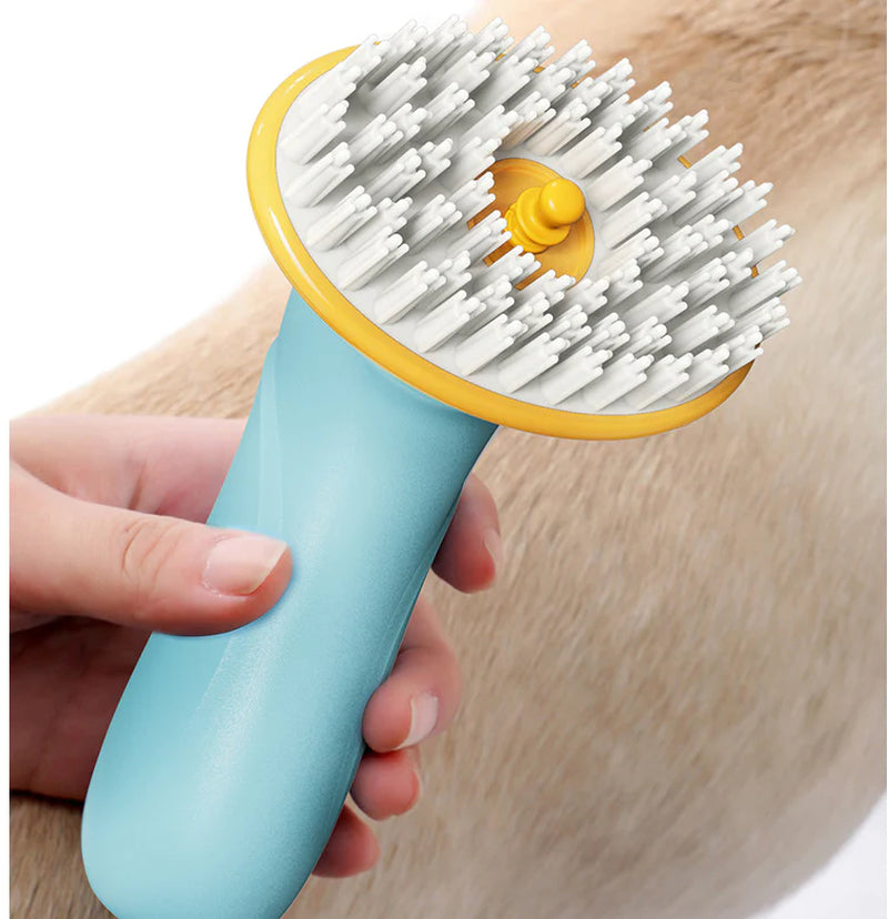 New Hand-Held Pet Bath Brush Bath Brush Cleaning Pet Shower Hair Grooming Cmob Dog Cleaning Tool Pet Supplies